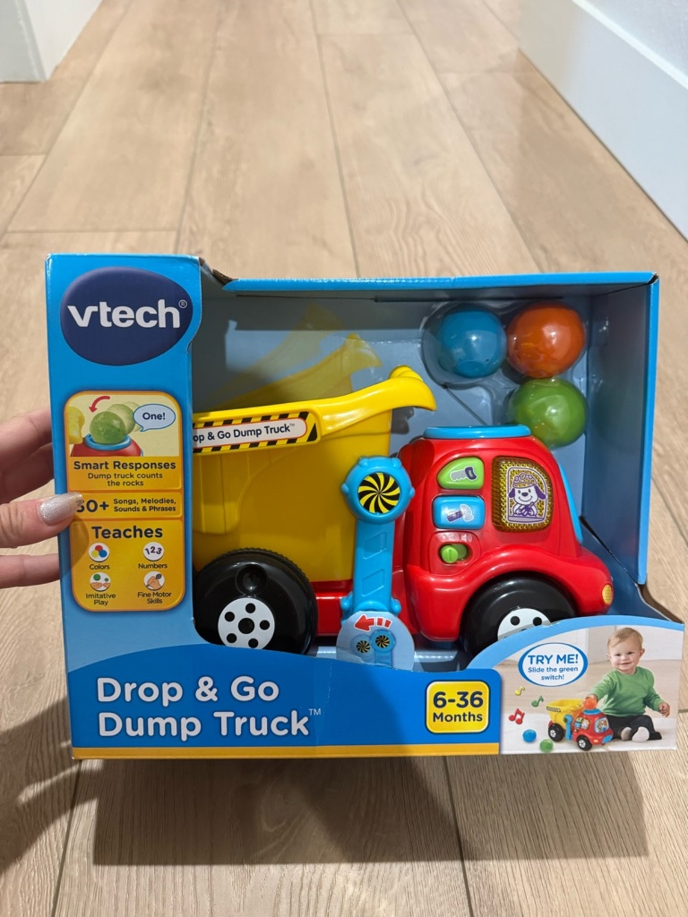 VTech Drop & Go Dump Truck - Red and Yellow Kids Toy